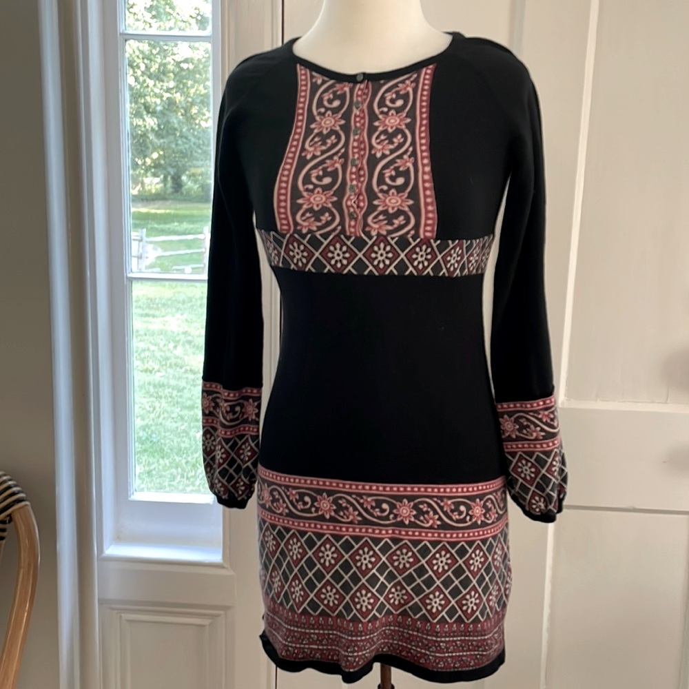 Vintage Lucky Brand wool blend sweater dress